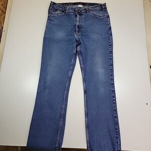 GRAND RIVER Mens Boot Cut 36 X 34 Straight Jeans Blue Made In USA